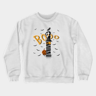 Cute Halloween illustration, Funny Horror Design. Crewneck Sweatshirt